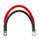 Kabelsatz 25 mm2 - 0.5 m - 4x M8 Kabelschuhe - für Batterieparallelschaltung