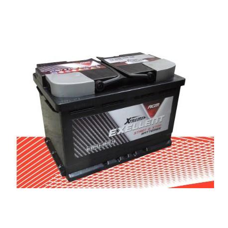 Batterie de démarrage Start-Stop AGM 70 Ah - 12 V