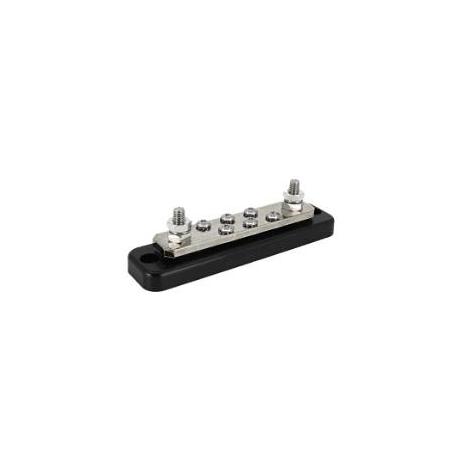 Busbar 250A 2 pôles avec 6 vis + couvercle